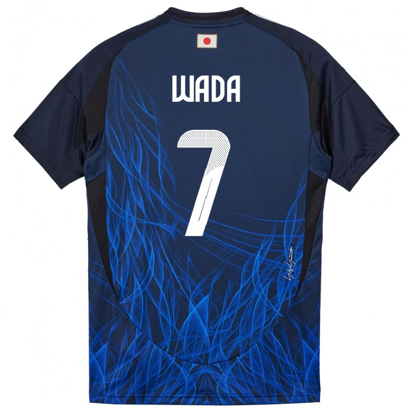 Danxen Heren Japan Takeshi Wada #7 Donkerblauw Thuisshirt Thuistenue 24-26 T-Shirt