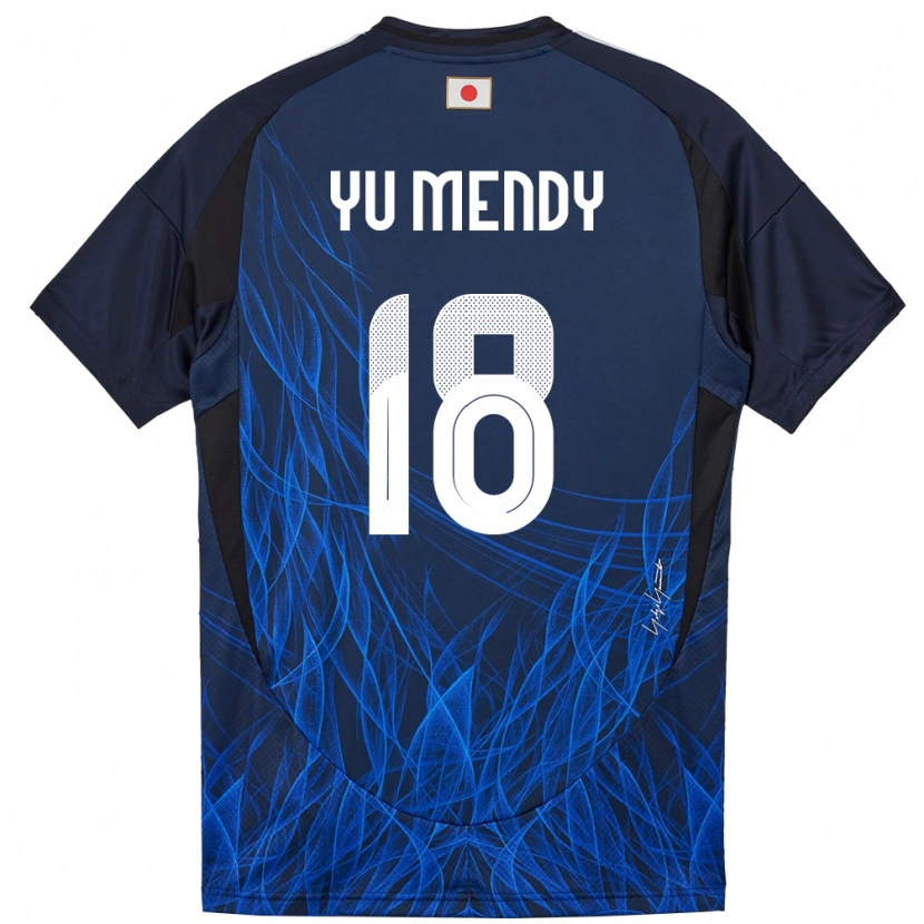 Danxen Heren Japan Simon Yu Mendy #18 Donkerblauw Thuisshirt Thuistenue 24-26 T-Shirt