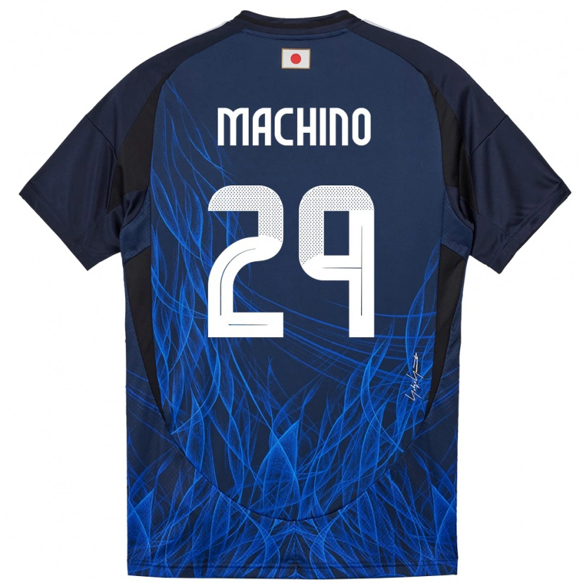 Danxen Heren Japan Shuto Machino #29 Donkerblauw Thuisshirt Thuistenue 24-26 T-Shirt