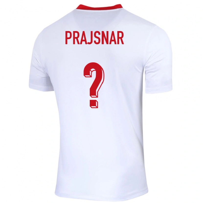 Danxen Heren Polen Patryk Prajsnar #0 Wit Thuisshirt Thuistenue 24-26 T-Shirt