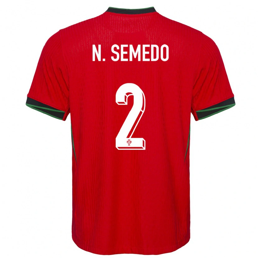 Danxen Heren Portugal Nélson Semedo #2 Rood Thuisshirt Thuistenue 24-26 T-Shirt