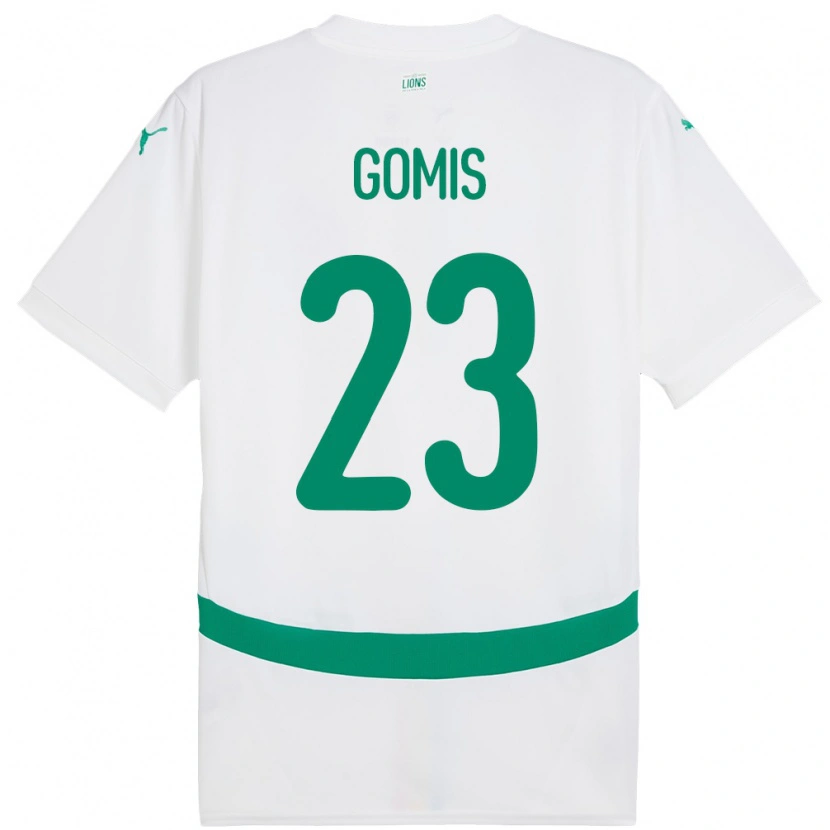Danxen Heren Senegal Alfred Gomis #23 Wit Thuisshirt Thuistenue 24-26 T-Shirt