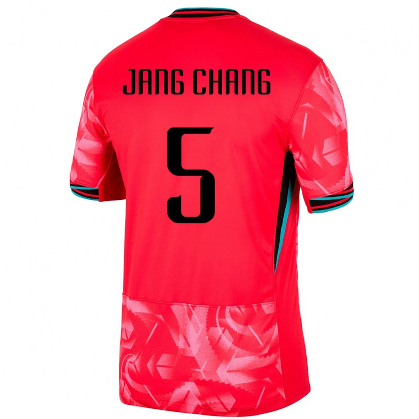 Danxen Heren Zuid-Korea Jang Chang #5 Rood Thuisshirt Thuistenue 24-26 T-Shirt