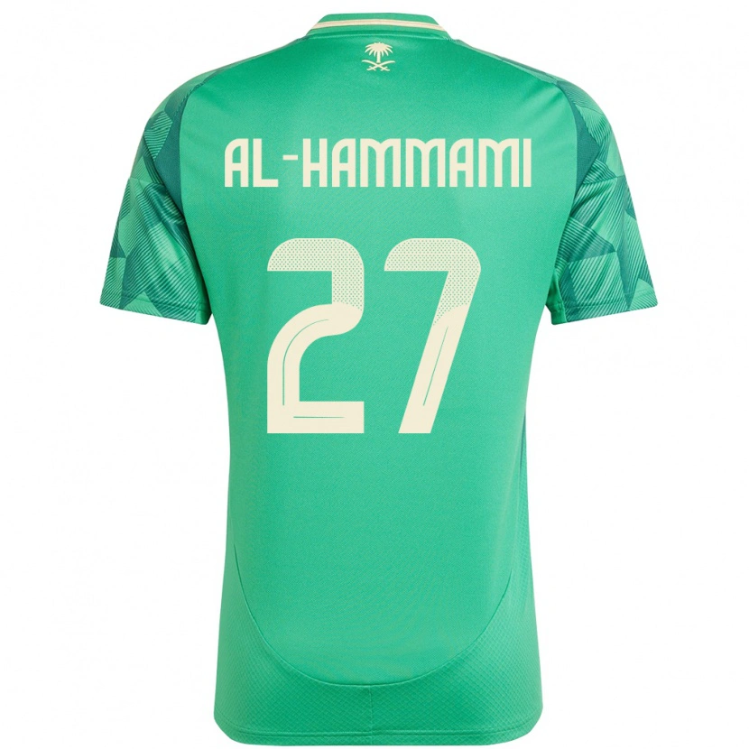 Danxen Heren Saoedi-Arabië Hammam Al-Hammami #27 Groen Thuisshirt Thuistenue 24-26 T-Shirt