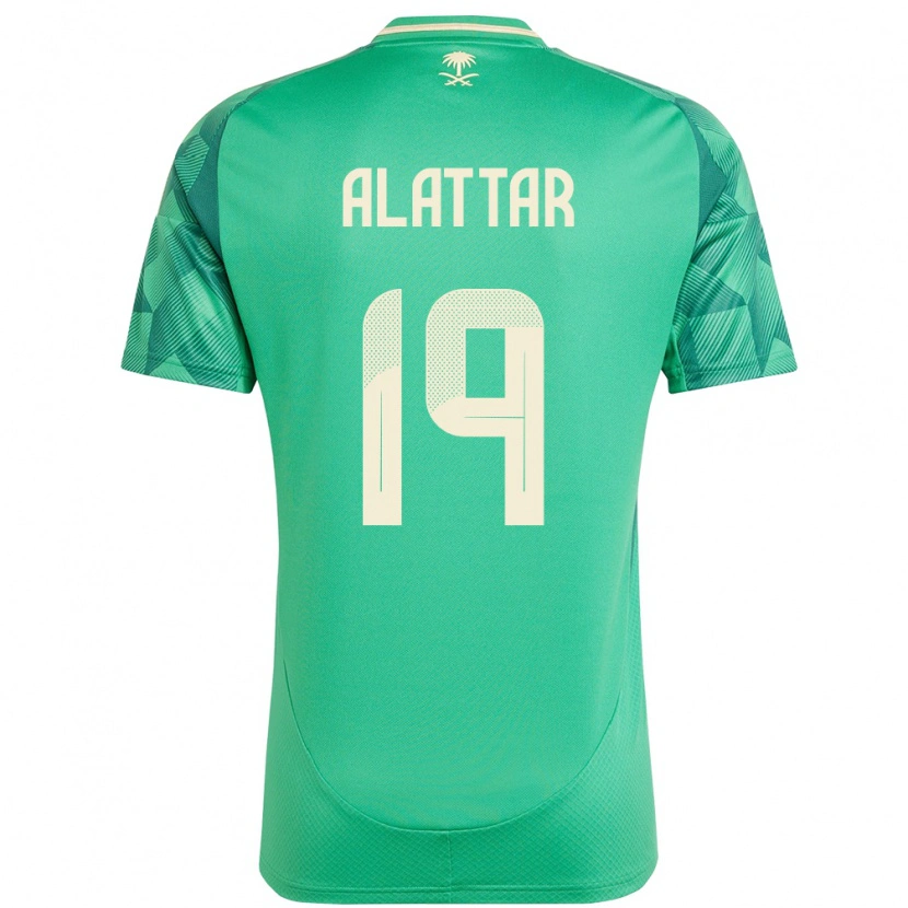 Danxen Heren Saoedi-Arabië Ramiz Alattar #19 Groen Thuisshirt Thuistenue 24-26 T-Shirt