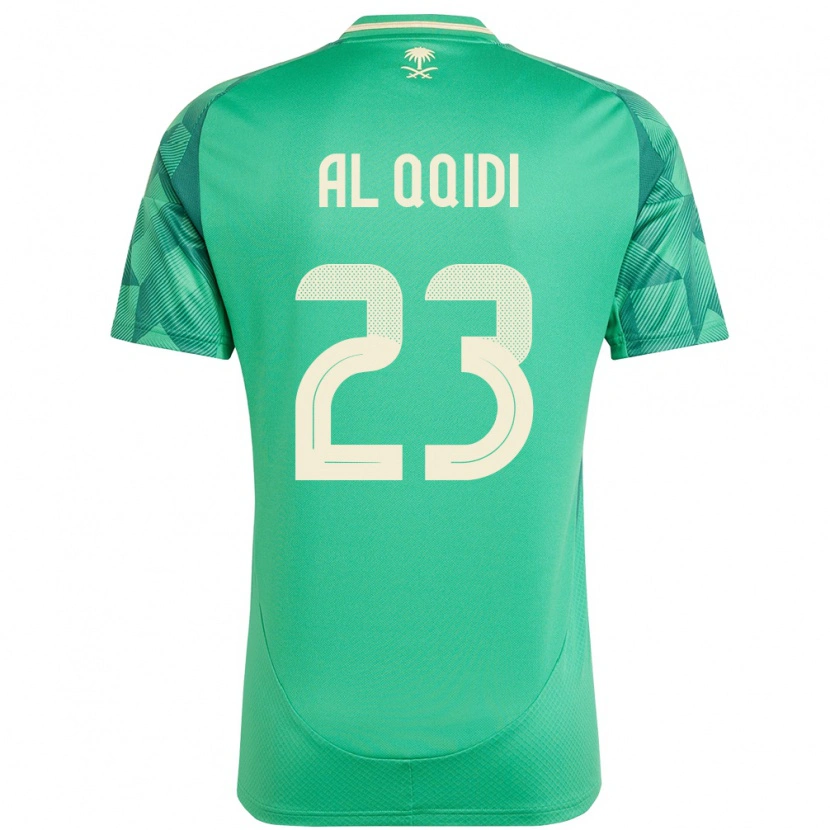 Danxen Heren Saoedi-Arabië Nawaf Al Qqidi #23 Groen Thuisshirt Thuistenue 24-26 T-Shirt