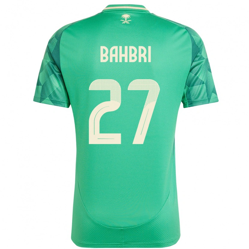Danxen Heren Saoedi-Arabië Hatan Bahbri #27 Groen Thuisshirt Thuistenue 24-26 T-Shirt