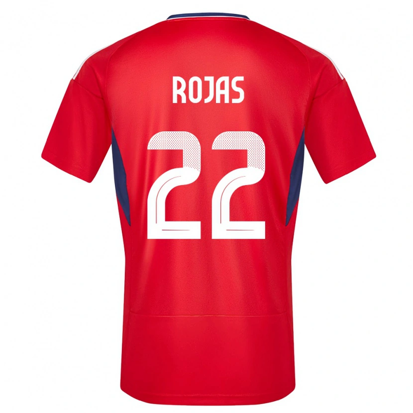 Danxen Heren Costa Rica Andy Rojas #22 Rood Thuisshirt Thuistenue 24-26 T-Shirt