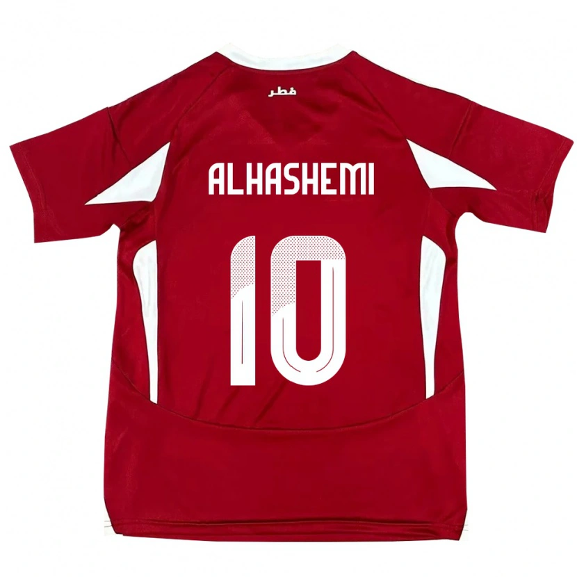 Danxen Heren Qatar Suaad Alhashemi #10 Rood Thuisshirt Thuistenue 24-26 T-Shirt