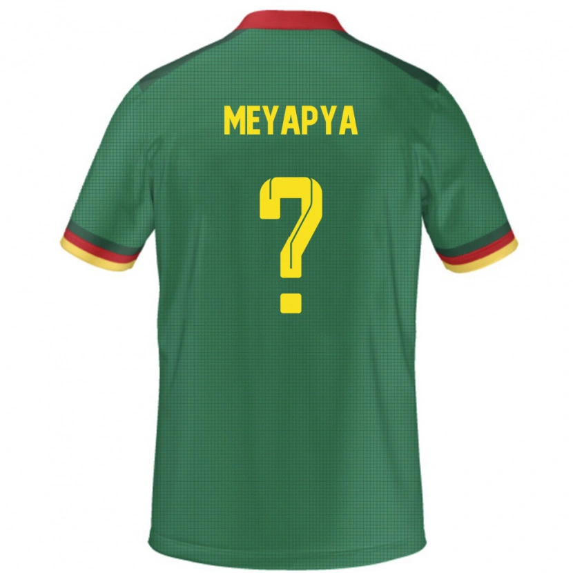 Danxen Heren Kameroen Blondon Meyapya #0 Groen Thuisshirt Thuistenue 24-26 T-Shirt