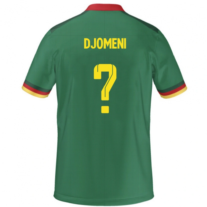 Danxen Heren Kameroen Eric Djomeni #0 Groen Thuisshirt Thuistenue 24-26 T-Shirt