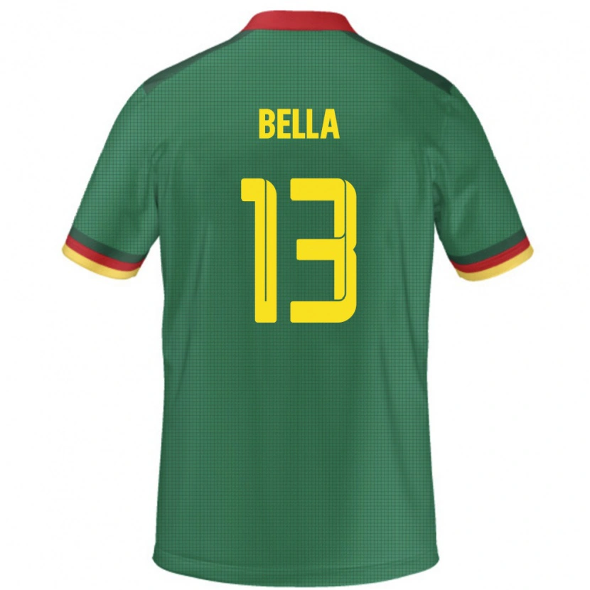Danxen Heren Kameroen Rose Bella #13 Groen Thuisshirt Thuistenue 24-26 T-Shirt