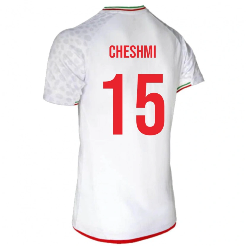 Danxen Heren Iran Roozbeh Cheshmi #15 Wit Thuisshirt Thuistenue 24-26 T-Shirt