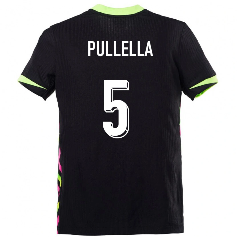 Danxen Heren Australië Christian Pullella #5 Donkerblauw Uitshirt Uittenue 24-26 T-Shirt