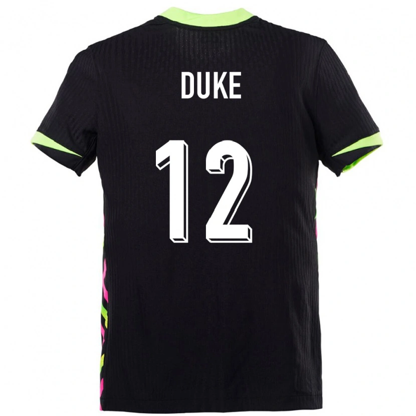 Danxen Heren Australië Mitch Duke #12 Donkerblauw Uitshirt Uittenue 24-26 T-Shirt