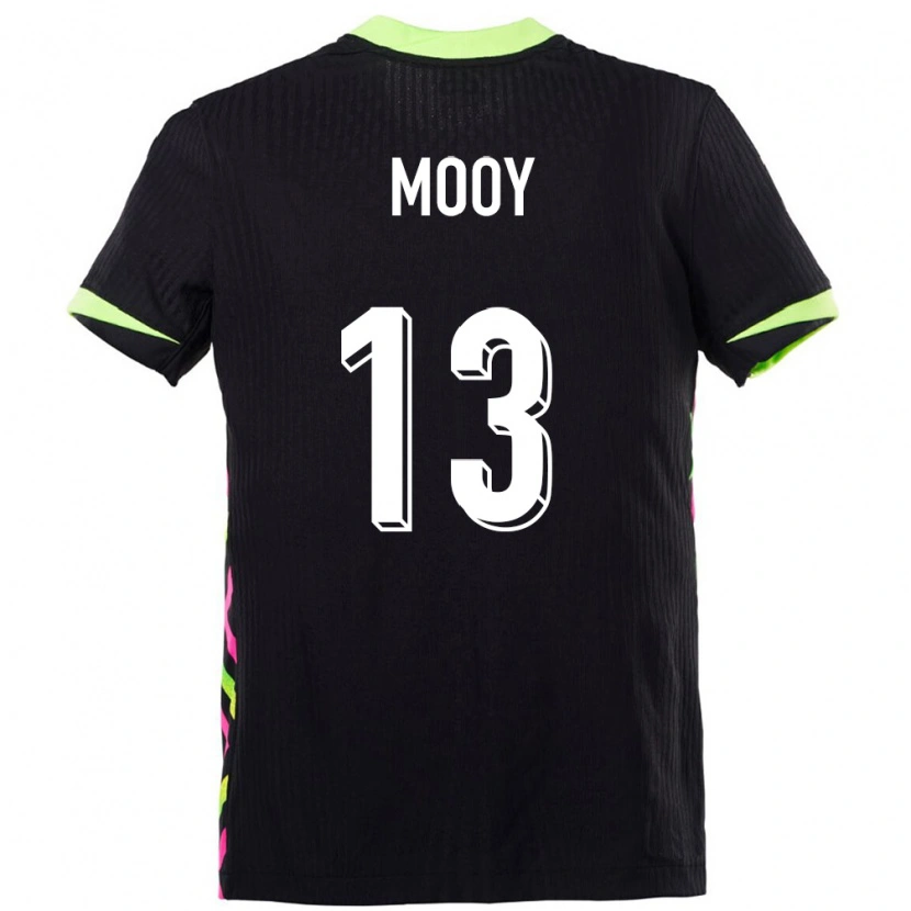 Danxen Heren Australië Aaron Mooy #13 Donkerblauw Uitshirt Uittenue 24-26 T-Shirt