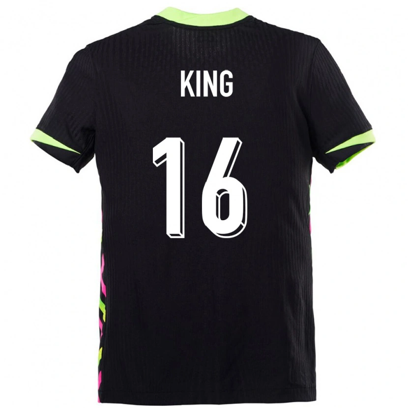 Danxen Heren Australië Joel King #16 Donkerblauw Uitshirt Uittenue 24-26 T-Shirt