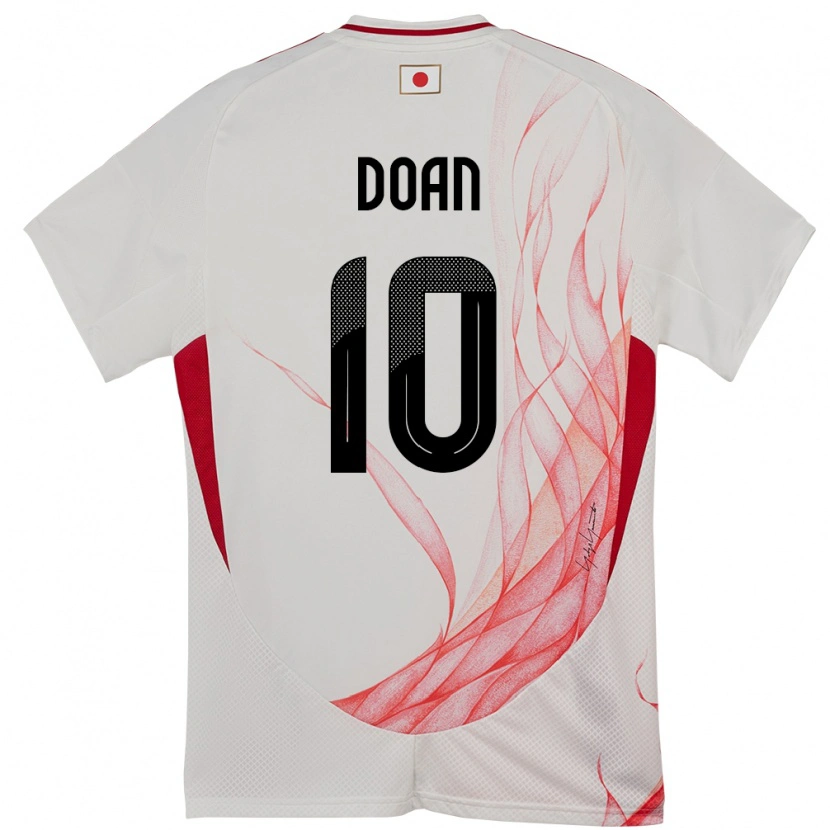 Danxen Heren Japan Ritsu Doan #10 Wit Uitshirt Uittenue 24-26 T-Shirt