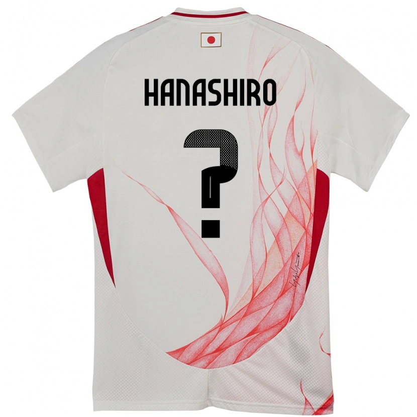 Danxen Heren Japan Rinto Hanashiro #0 Wit Uitshirt Uittenue 24-26 T-Shirt