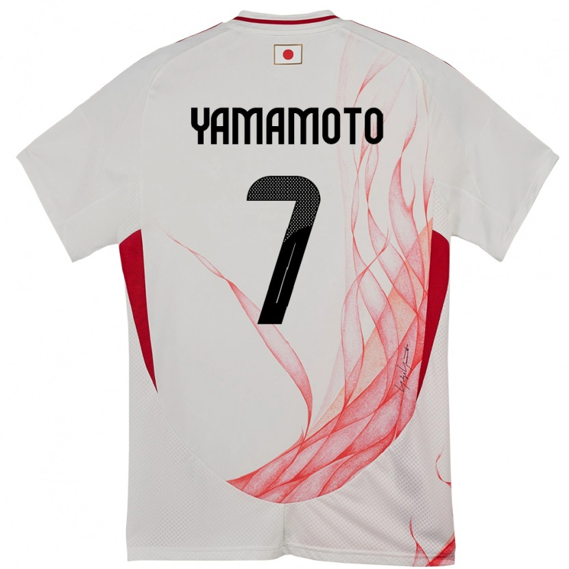 Danxen Heren Japan Rihito Yamamoto #7 Wit Uitshirt Uittenue 24-26 T-Shirt