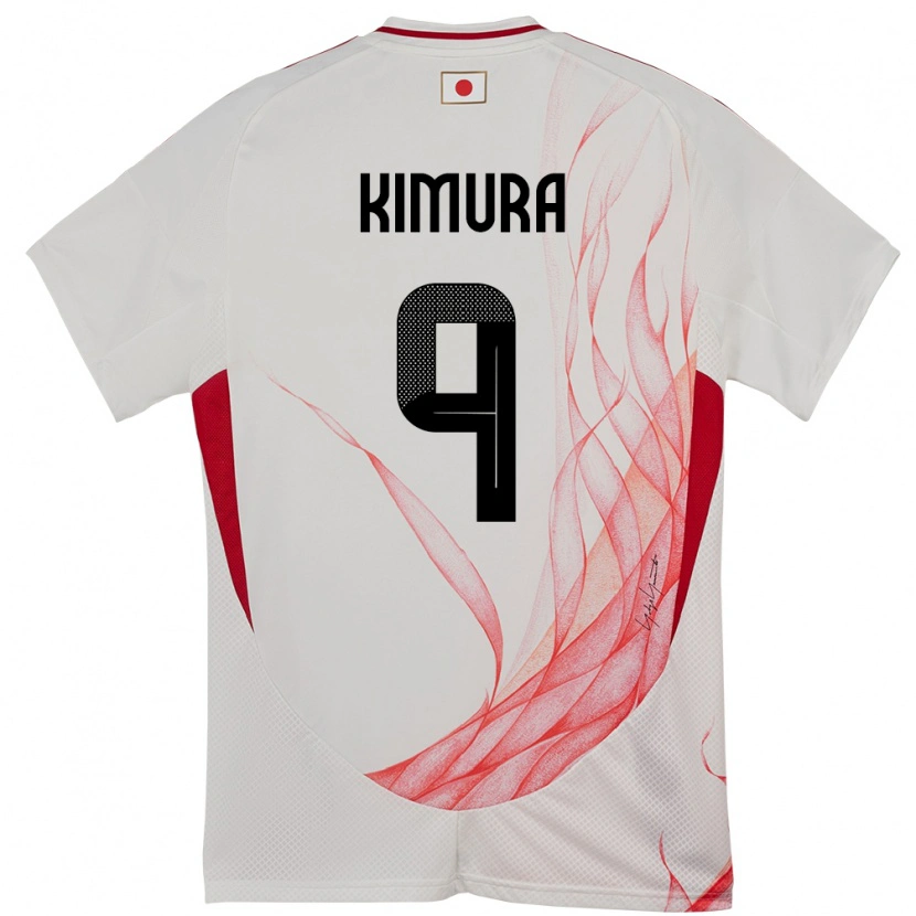 Danxen Heren Japan Yudai Kimura #9 Wit Uitshirt Uittenue 24-26 T-Shirt