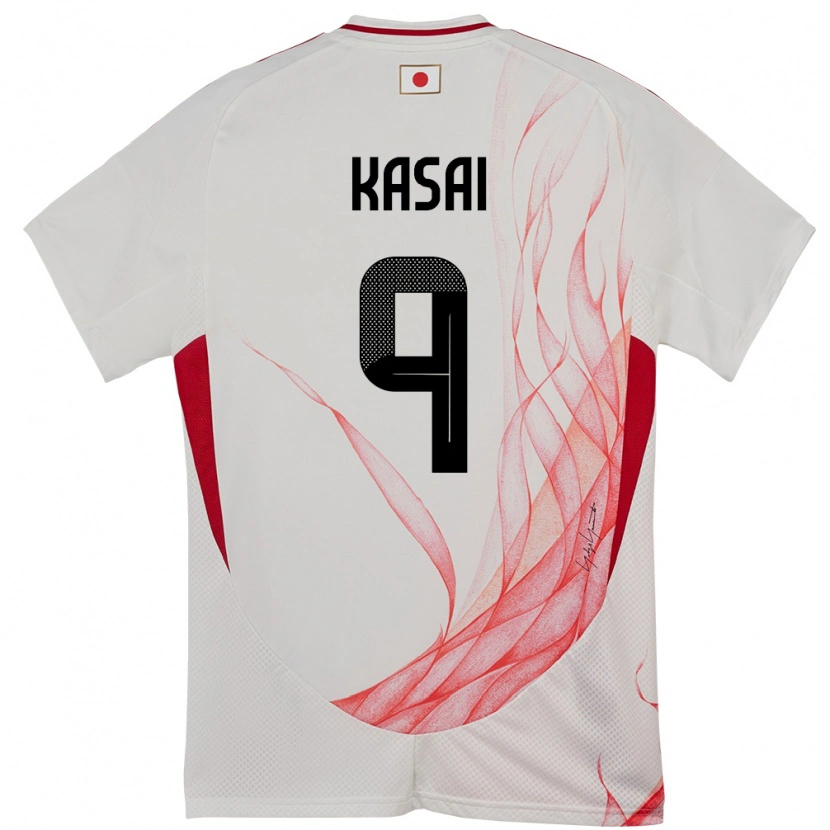 Danxen Heren Japan Mibuki Kasai #9 Wit Uitshirt Uittenue 24-26 T-Shirt