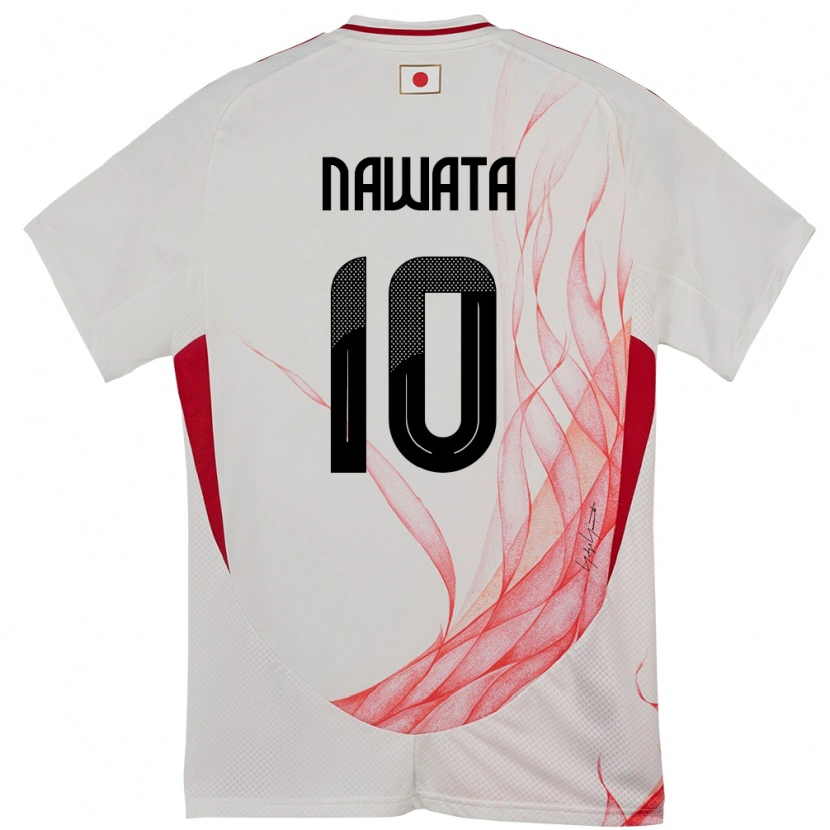 Danxen Heren Japan Gaku Nawata #10 Wit Uitshirt Uittenue 24-26 T-Shirt