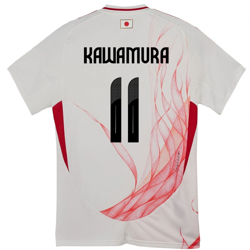 Danxen Heren Japan Gakuto Kawamura #11 Wit Uitshirt Uittenue 24-26 T-Shirt