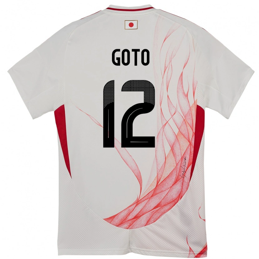 Danxen Heren Japan Wataru Goto #12 Wit Uitshirt Uittenue 24-26 T-Shirt