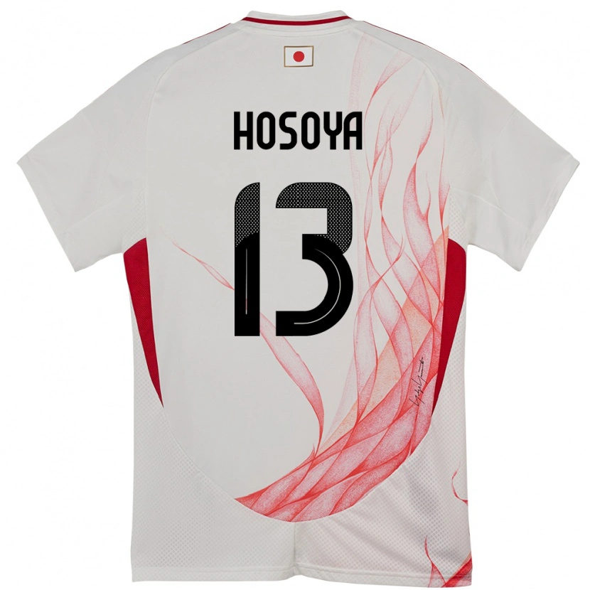 Danxen Heren Japan Mao Hosoya #13 Wit Uitshirt Uittenue 24-26 T-Shirt