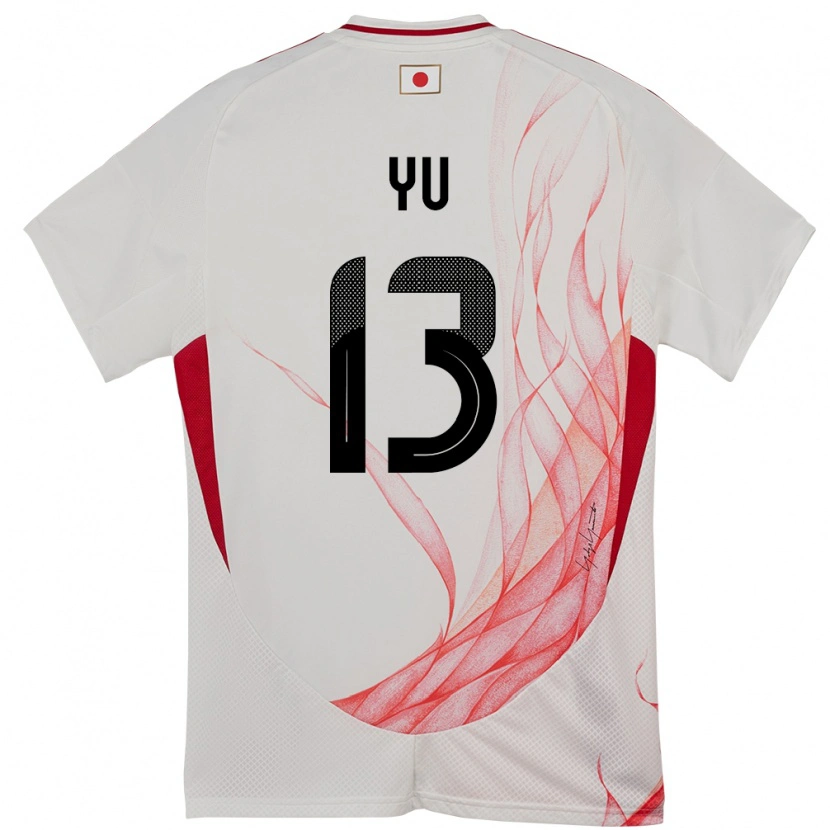 Danxen Heren Japan Yu Hirakawa #13 Wit Uitshirt Uittenue 24-26 T-Shirt