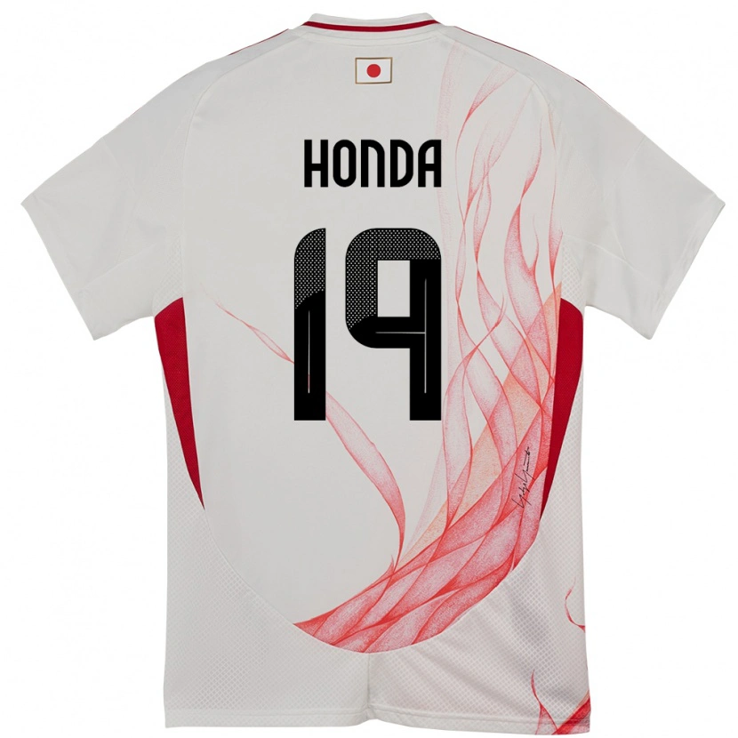 Danxen Heren Japan Fuchi Honda #19 Wit Uitshirt Uittenue 24-26 T-Shirt