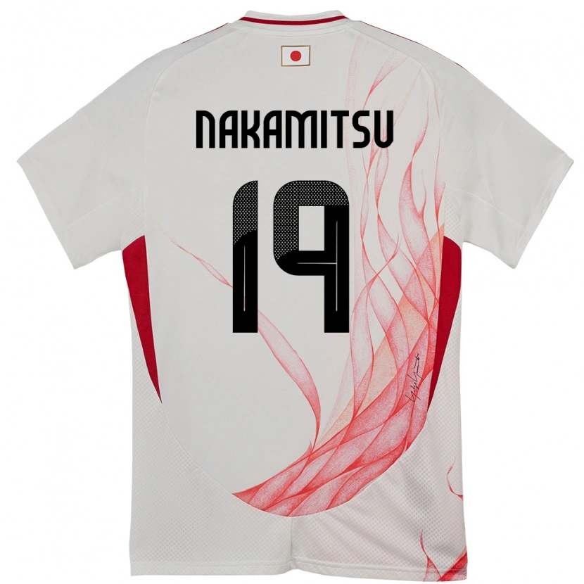 Danxen Heren Japan Kanata Nakamitsu #19 Wit Uitshirt Uittenue 24-26 T-Shirt