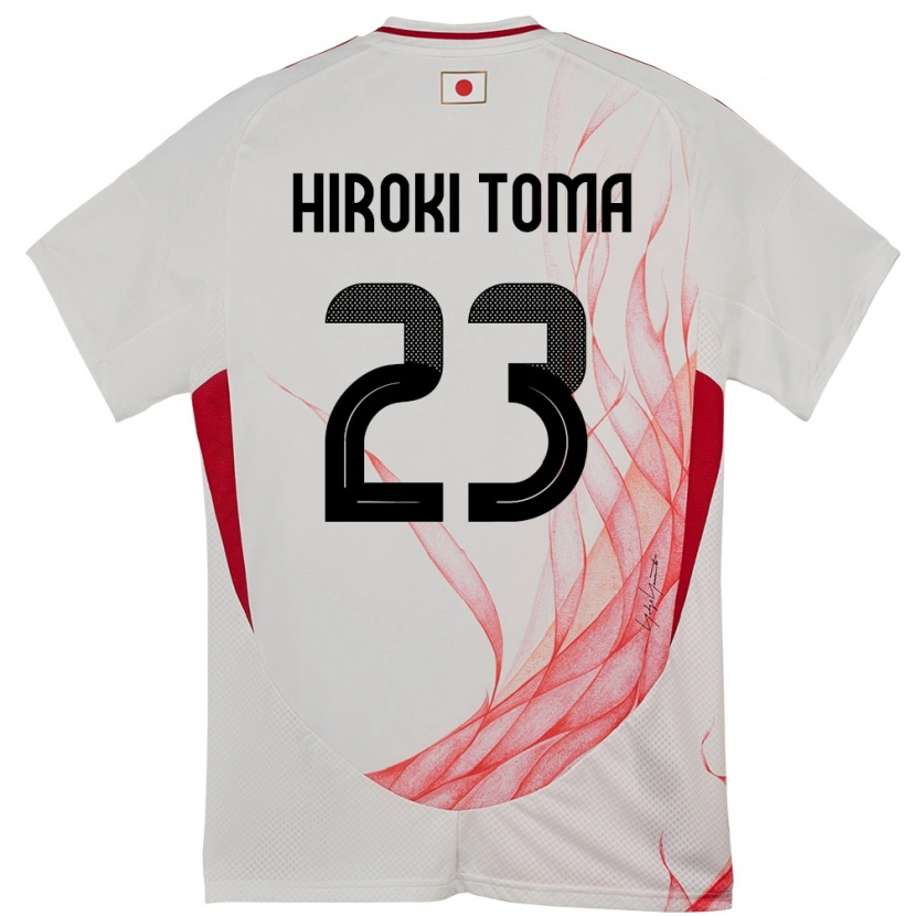 Danxen Heren Japan Otavio Hiroki Toma #23 Wit Uitshirt Uittenue 24-26 T-Shirt