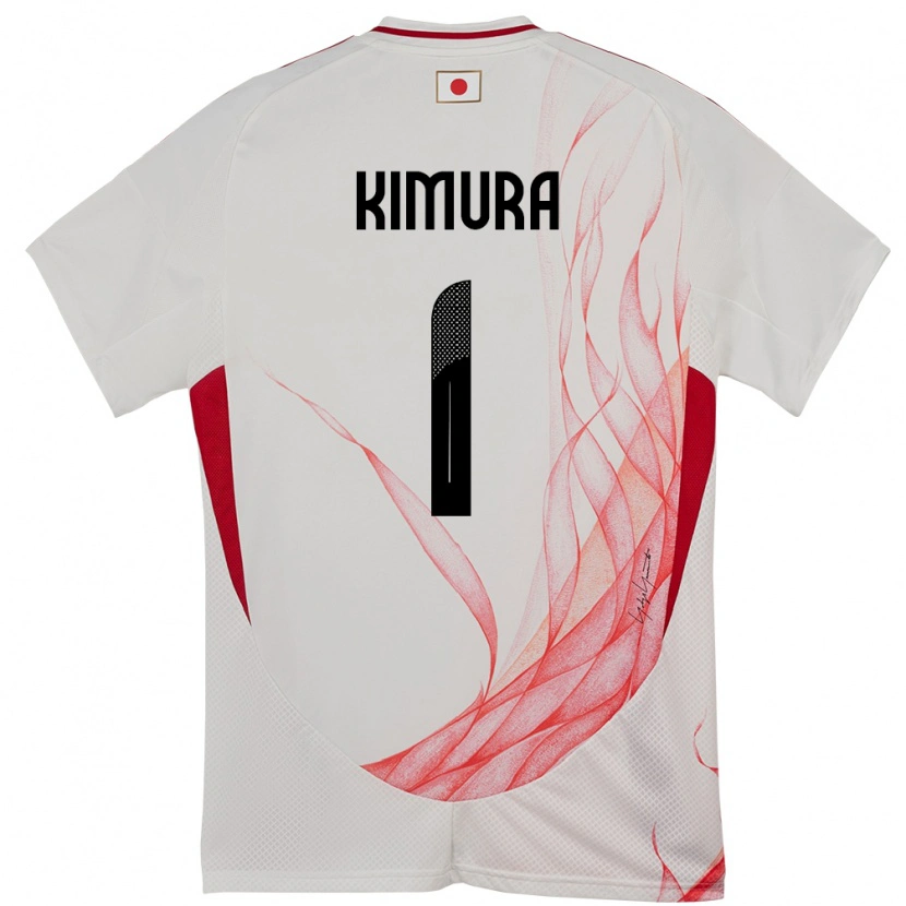 Danxen Heren Japan Ryoya Kimura #1 Wit Uitshirt Uittenue 24-26 T-Shirt