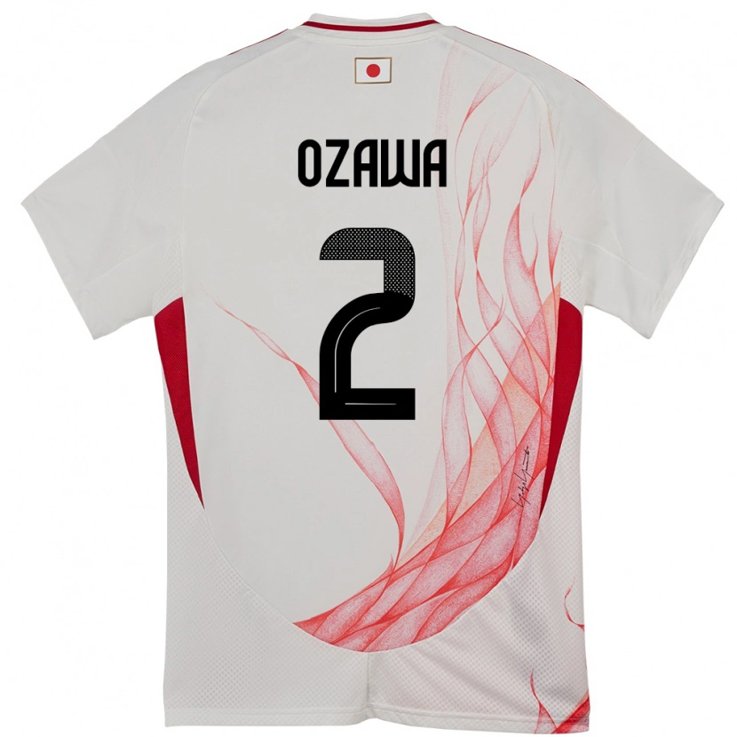 Danxen Heren Japan Haruki Ozawa #2 Wit Uitshirt Uittenue 24-26 T-Shirt