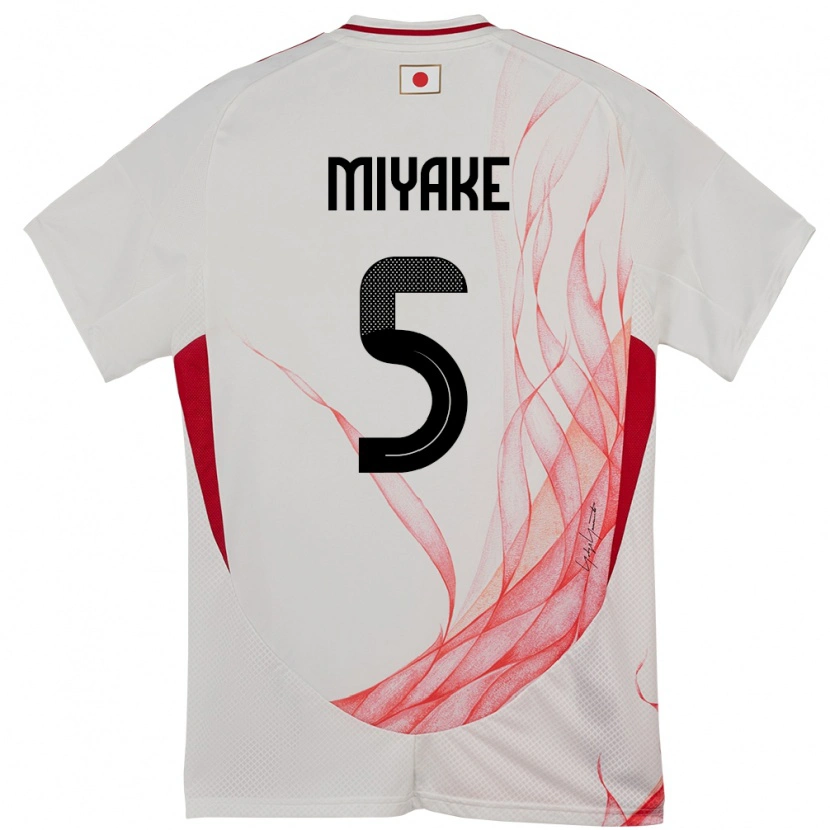 Danxen Heren Japan Shiori Miyake #5 Wit Uitshirt Uittenue 24-26 T-Shirt