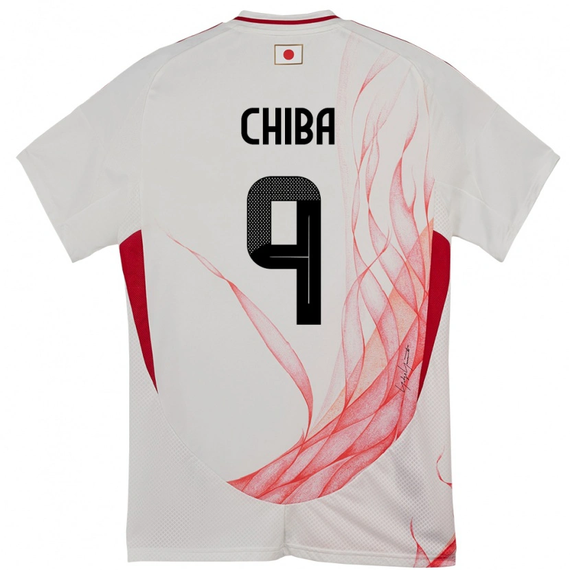 Danxen Heren Japan Kanta Chiba #9 Wit Uitshirt Uittenue 24-26 T-Shirt