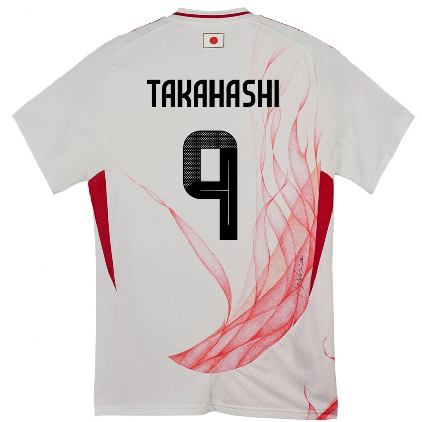 Danxen Heren Japan Hikaru Takahashi #9 Wit Uitshirt Uittenue 24-26 T-Shirt