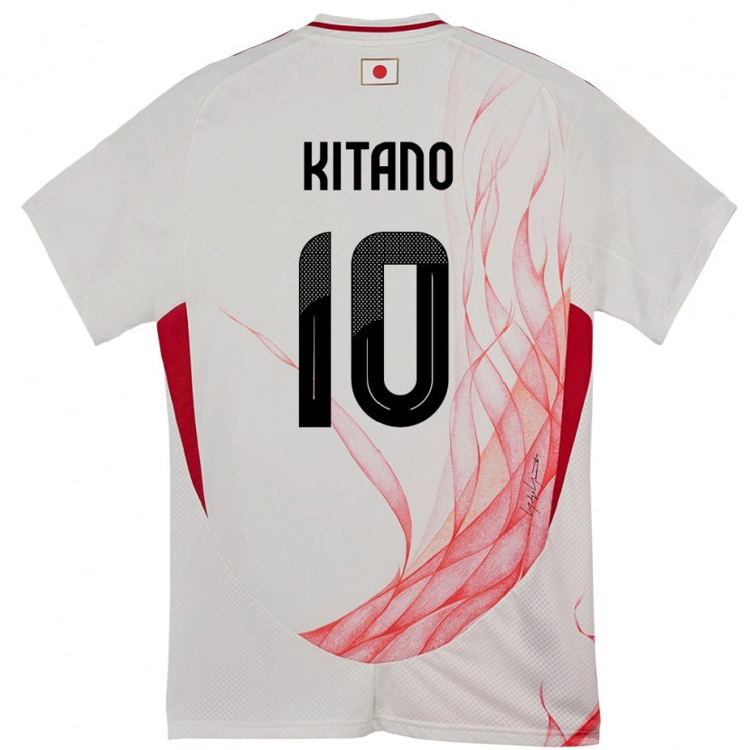 Danxen Heren Japan Sota Kitano #10 Wit Uitshirt Uittenue 24-26 T-Shirt