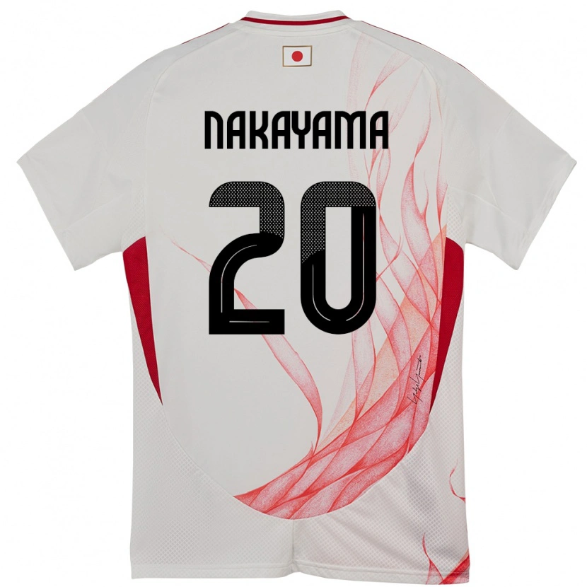Danxen Heren Japan Yuta Nakayama #20 Wit Uitshirt Uittenue 24-26 T-Shirt