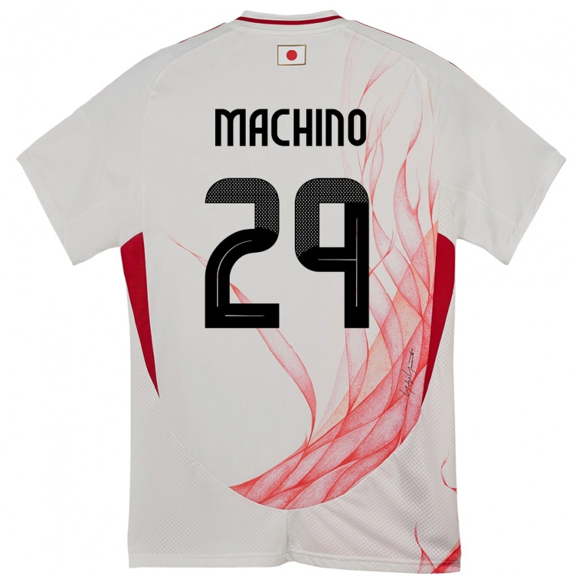 Danxen Heren Japan Shuto Machino #29 Wit Uitshirt Uittenue 24-26 T-Shirt