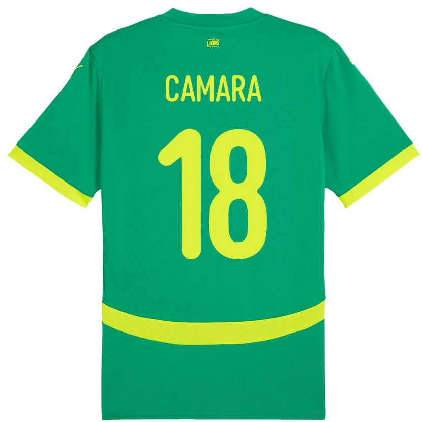 Danxen Heren Senegal Meta Camara #18 Groen Uitshirt Uittenue 24-26 T-Shirt