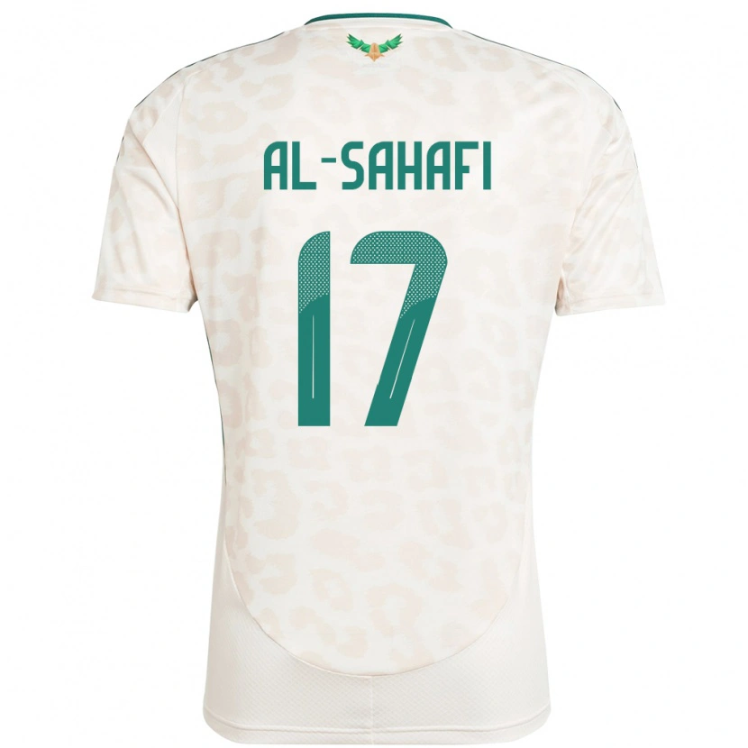 Danxen Heren Saoedi-Arabië Marwan Al-Sahafi #17 Wit Uitshirt Uittenue 24-26 T-Shirt