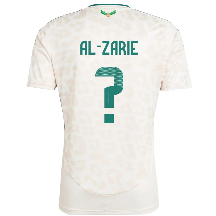 Danxen Heren Saoedi-Arabië Hussain Al-Zarie #0 Wit Uitshirt Uittenue 24-26 T-Shirt
