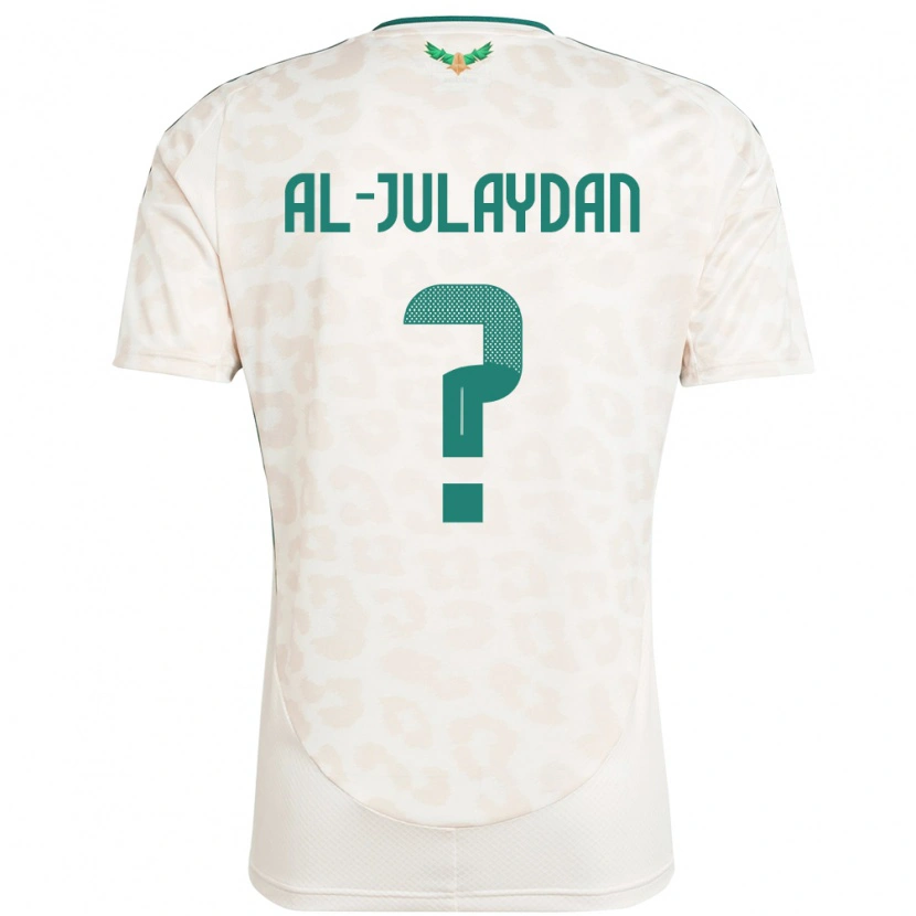 Danxen Heren Saoedi-Arabië Ahmed Al-Julaydan #0 Wit Uitshirt Uittenue 24-26 T-Shirt