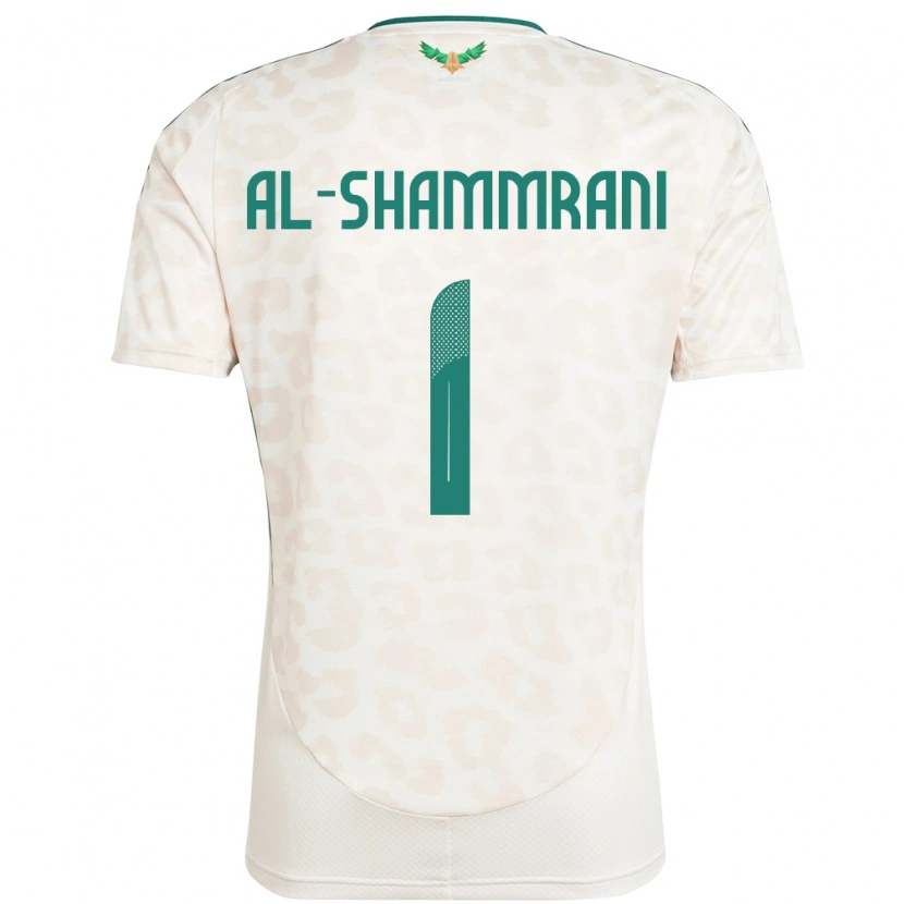 Danxen Heren Saoedi-Arabië Faisal Al-Shammrani #1 Wit Uitshirt Uittenue 24-26 T-Shirt