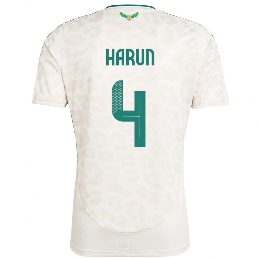 Danxen Heren Saoedi-Arabië Saud Harun #4 Wit Uitshirt Uittenue 24-26 T-Shirt