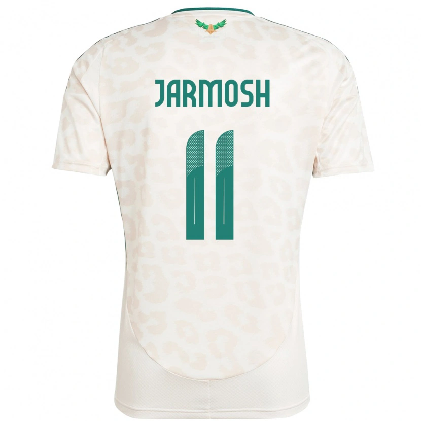 Danxen Heren Saoedi-Arabië Abdulaziz Jarmosh #11 Wit Uitshirt Uittenue 24-26 T-Shirt