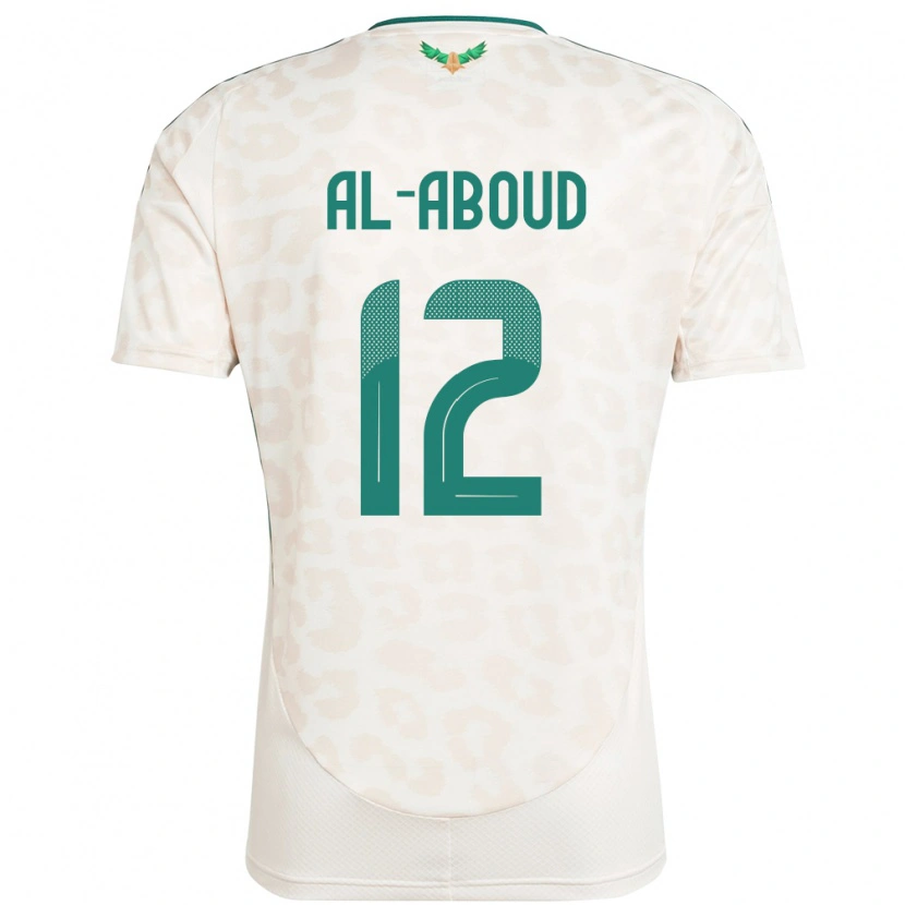Danxen Heren Saoedi-Arabië Mehdi Al-Aboud #12 Wit Uitshirt Uittenue 24-26 T-Shirt